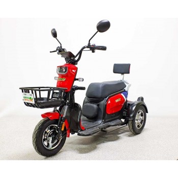 Трицикл GreenCamel Фродо Q2 (60V 500W) Trike дифференциал, красный