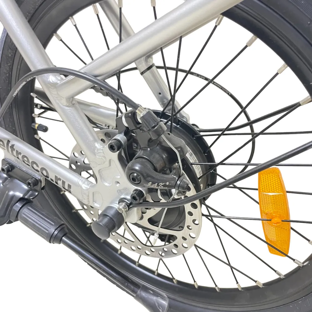 Электровелосипед Volteco FLEX серебристый 19